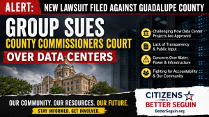 Group sues Guadalupe county, commissioners court over data centers