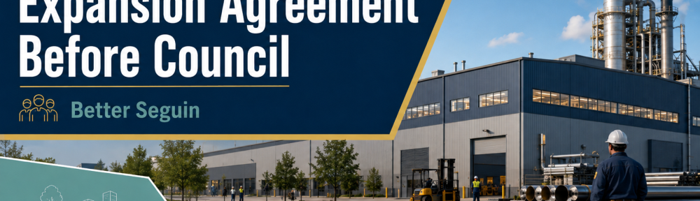 Industrial manufacturing facility representing the United Alloy expansion agreement under consideration by the Seguin City Council.